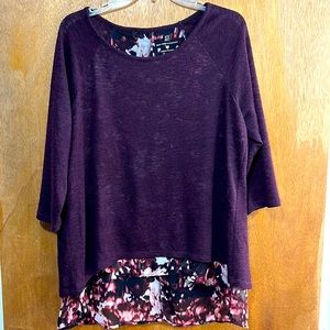 New York & Company shirt size L